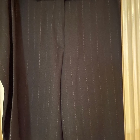 Black Pinstripe Pant Suit - Picture 3 of 3